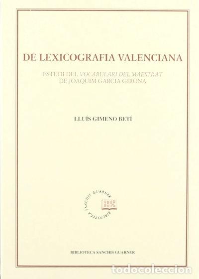 Livres: De lexicografia valenciana- 9788484150343