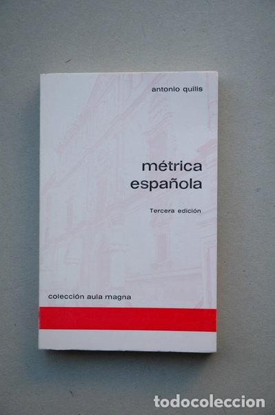 Libros: M&eacute;trica espa&ntilde;ola- 9788470080470