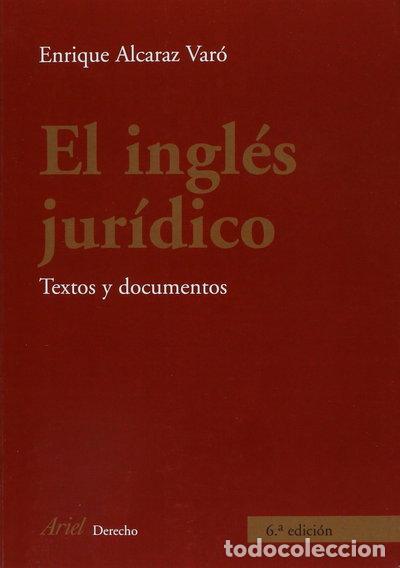 Libri di seconda mano: El ingl&eacute;s jur&iacute;dico- 9788434456006