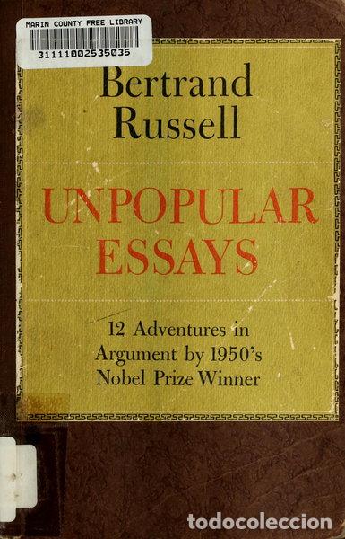 Libros: Unpopular essays- 9780671202538 - Foto 1