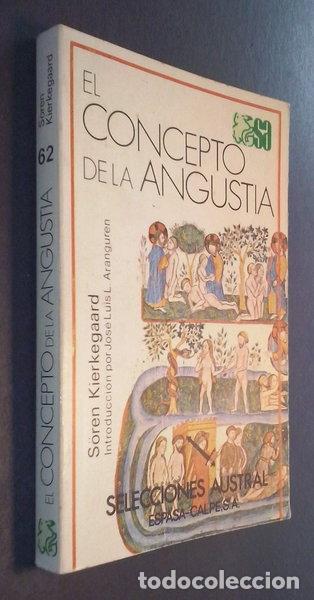 Libros: El concepto de la angustia- 9788423920624