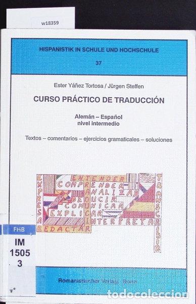 Libros: Curso pr&aacute;ctico de traducci&oacute;n Alem&aacute;n - espa&ntilde;ol Nivel intermedio- 9783861431145