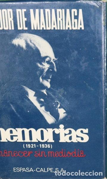 Libros: Memorias (1921-1936)- 9788423949229
