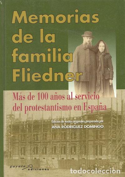 Libros: Memorias de la familia Fliedner- 9788492150373