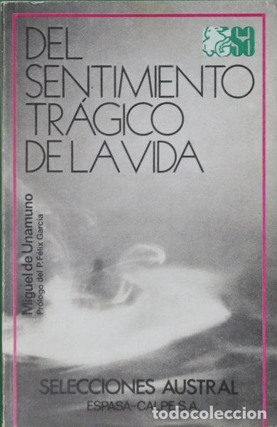Libros: Del sentimiento tr&aacute;gico de la vida- 9788423920136