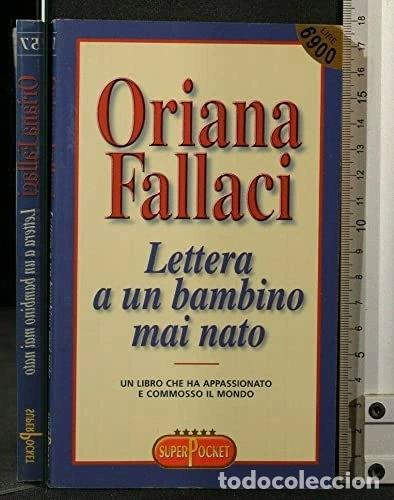 Libros: Lettera a un bambino mai nato- 9788846200686