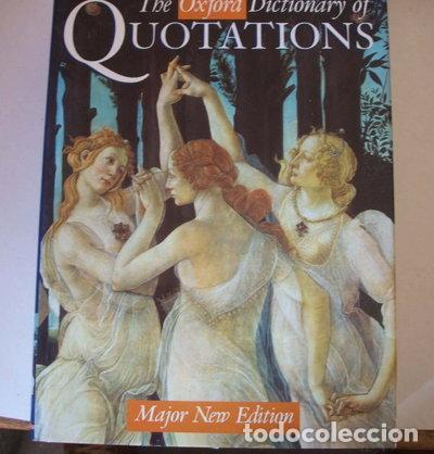 Libri di seconda mano: The Oxford Dictionary of Quotations- 9780198601739