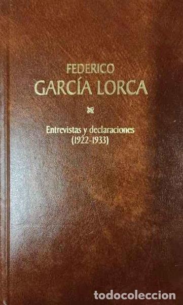 Libros: Entrevistas y declaraciones (1922-1933)- 9788447313242