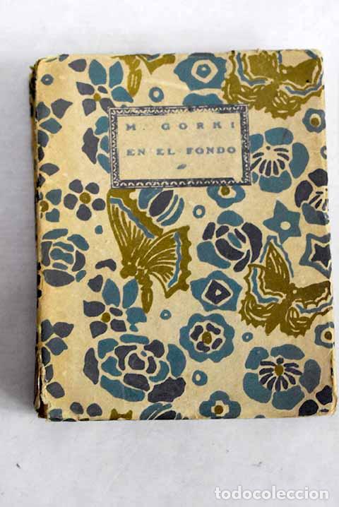 books: En el fondo: cuadros.- Gorki, M&aacute;ximo