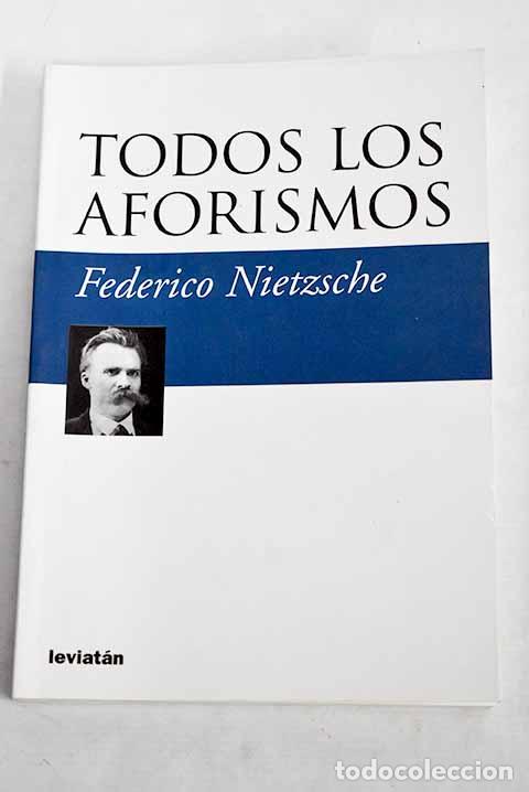 books: Todos los aforismos: Nietzsche, Friedrich.- Nietzsche, Friedrich