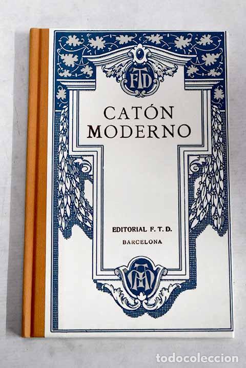 Libros: Cat&oacute;n moderno: : F.T.D.
