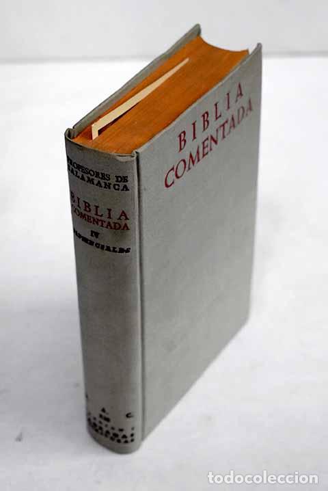 Libros: Biblia comentada, tomo IV