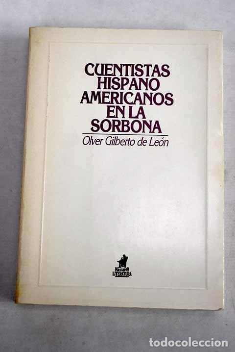 Libros: Cuentistas hispano americanos en la Sorbona