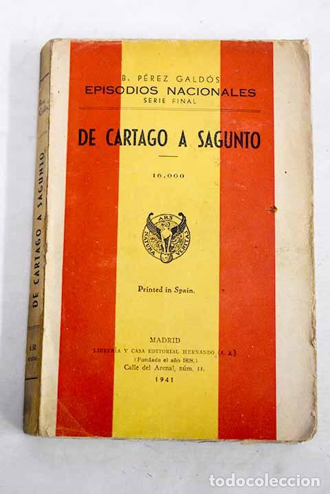 Livros em segunda m&atilde;o: De Cartago a Sagunto.- P&eacute;rez Gald&oacute;s, Benito