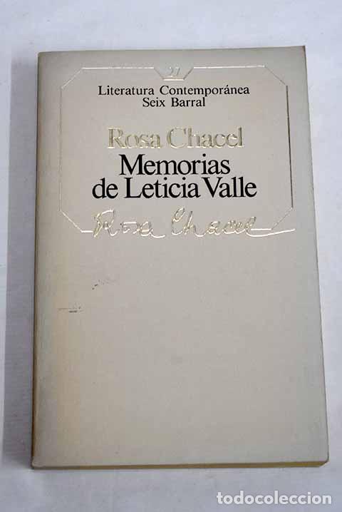 Livros em segunda m&atilde;o: Memorias de Leticia Valle.- Chacel, Rosa
