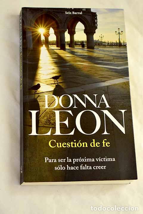 Libros: Cuesti&oacute;n de fe: Leon, Donna.- Leon, Donna