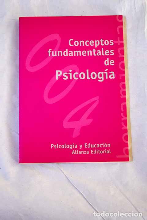 Libros: Conceptos fundamentales de psicolog&iacute;a.- Garc&iacute;a Madruga, Juan Antonio