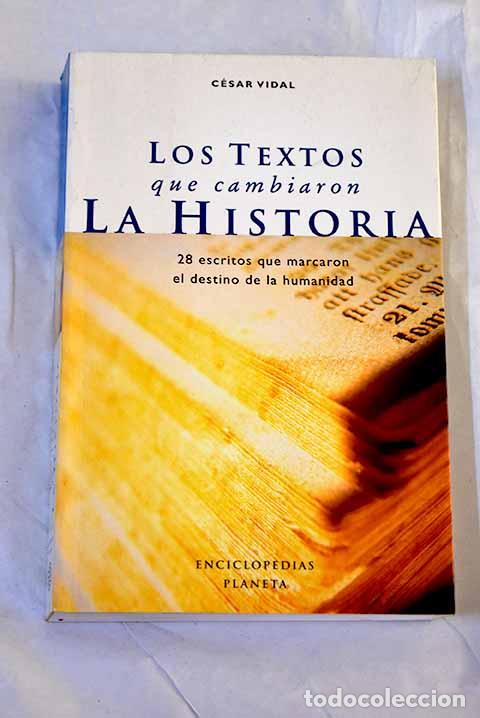 B&uuml;cher: Los textos que cambiaron la historia.- Vidal, C&eacute;sar