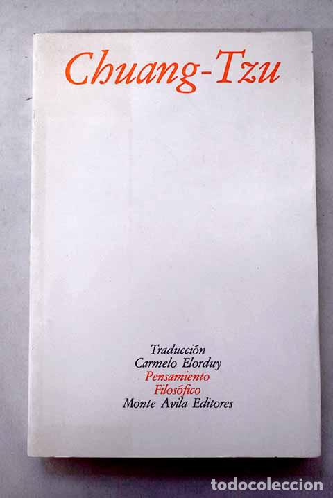 books: Pensamiento filos&oacute;fico.- Tzu, Chuang