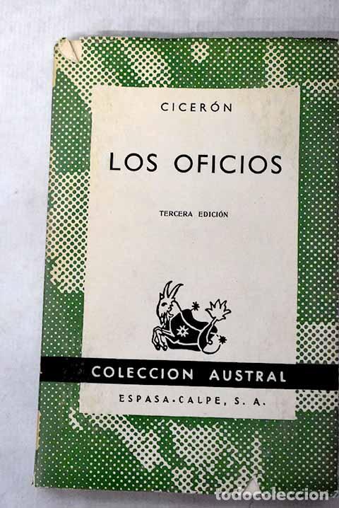 books: Los oficios: Cicer&oacute;n, Marco Tulio.- Cicer&oacute;n, Marco Tulio