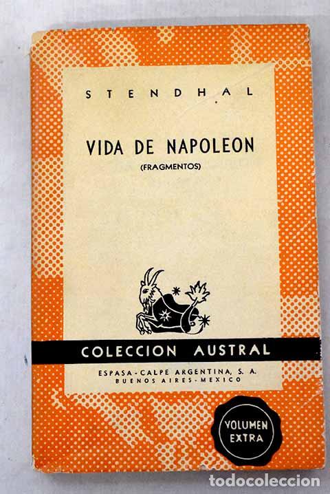 books: Vida de Napole&oacute;n: (fragmentos).- Stendhal