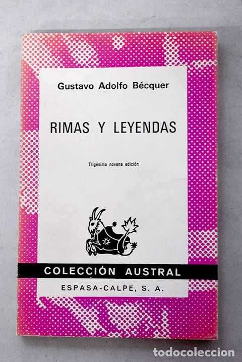 books: Rimas y Leyendas: B&eacute;cquer, Gustavo Adolfo.- B&eacute;cquer, Gustavo Adolfo