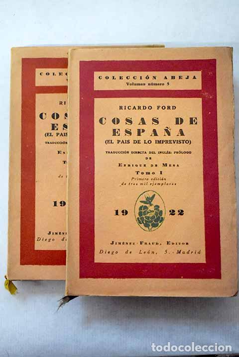 Libros: Cosas de Espa&ntilde;a: (el pa&iacute;s de lo imprevisto).- Ford, Richard