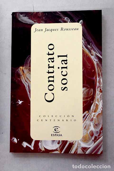 Livres: Contrato social: Rousseau, Jean-Jacques.- Rousseau, Jean-Jacques