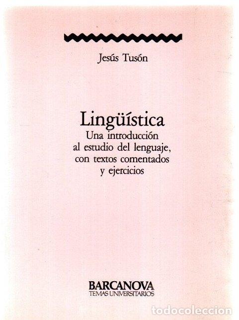Libros: Lingu&iacute;stica - Tus&oacute;n, Jes&uacute;s