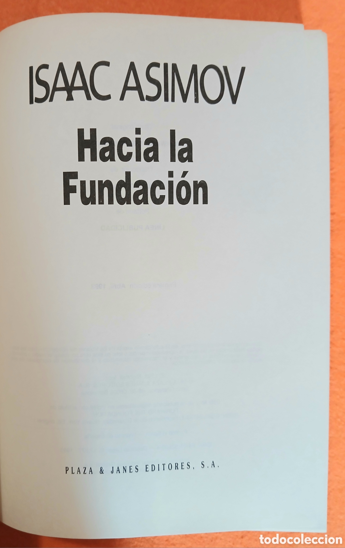 Libros: Hacia la fundaci&oacute;n, Isaac Asimov - Foto 3