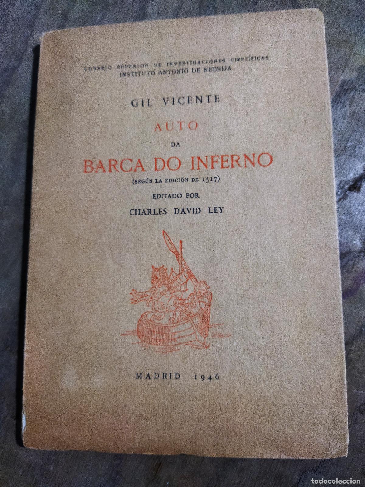 Libros: AUTO DA BARCA DO INFERNO - GIL VICENTE
