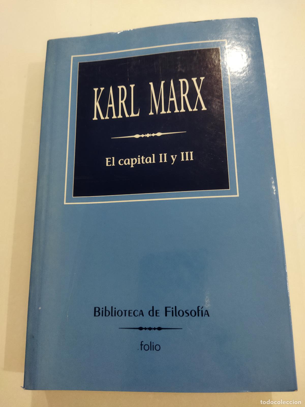 books: EL CAPITAL II y III - MARX , CARLOS (KARL)