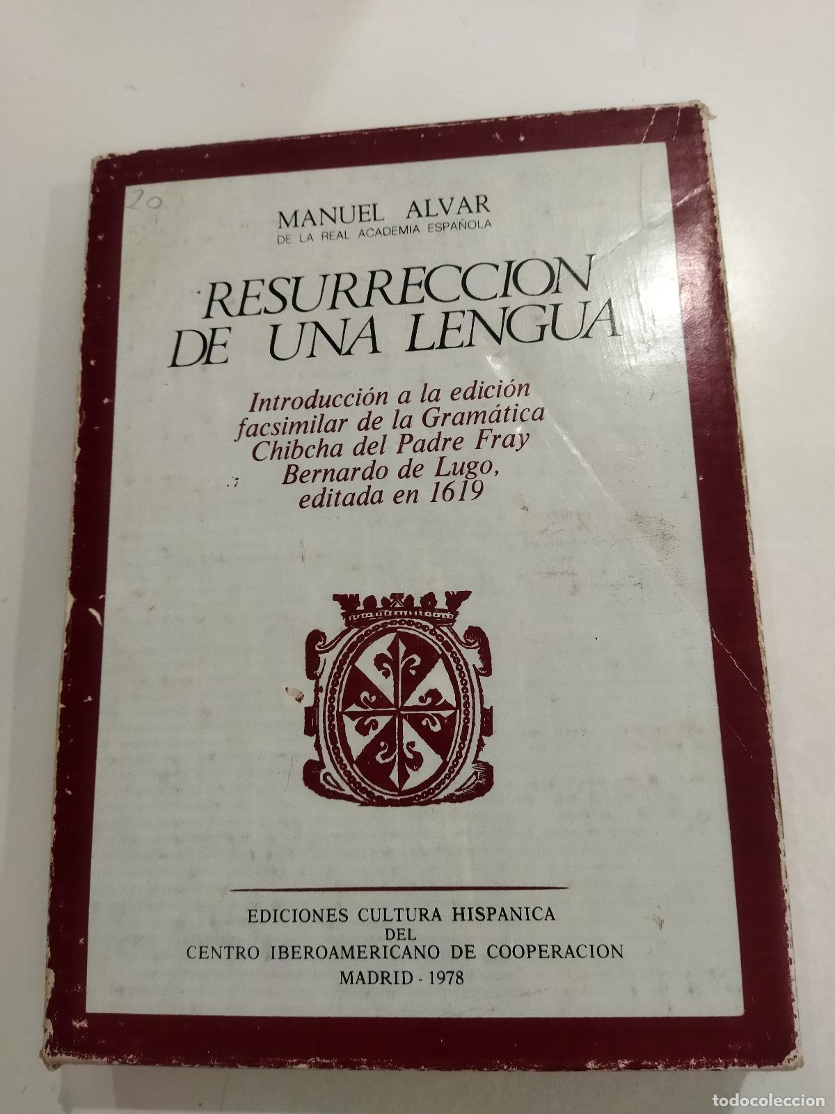 Livres: RESURECCION DE UNA LENGUA - ALVAR, MANUEL