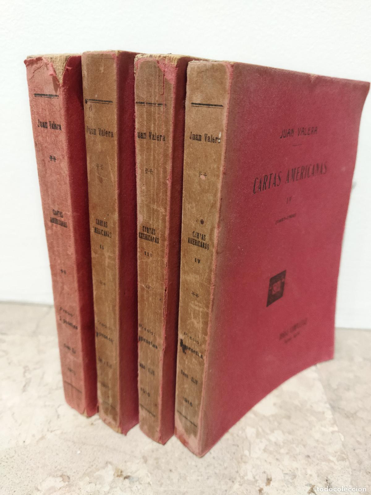 B&uuml;cher: CARTAS AMERICANAS. 4 VOL. - VALERA, JUAN