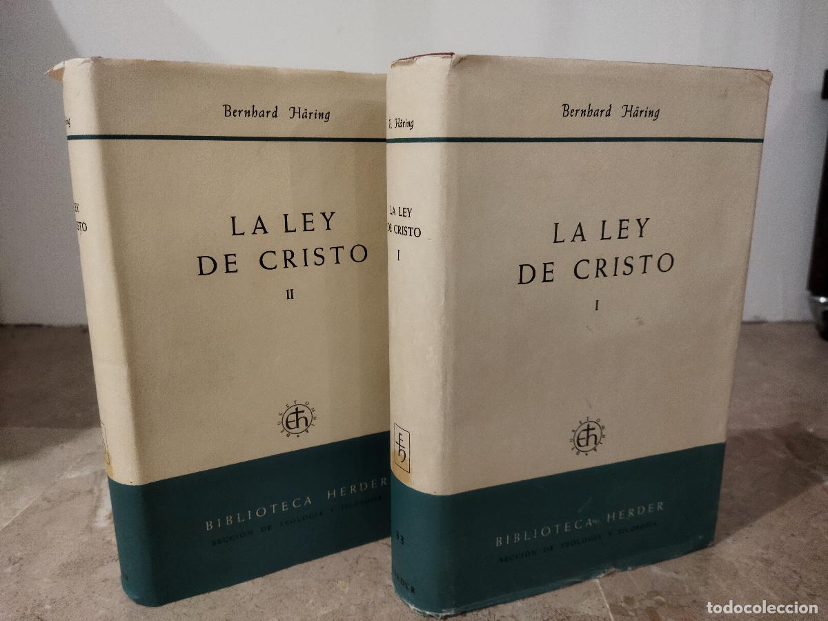 Libri di seconda mano: LA LEY DE CRISTO. TOMOS 1 y 2 - H&Auml;RING, BERNHARD