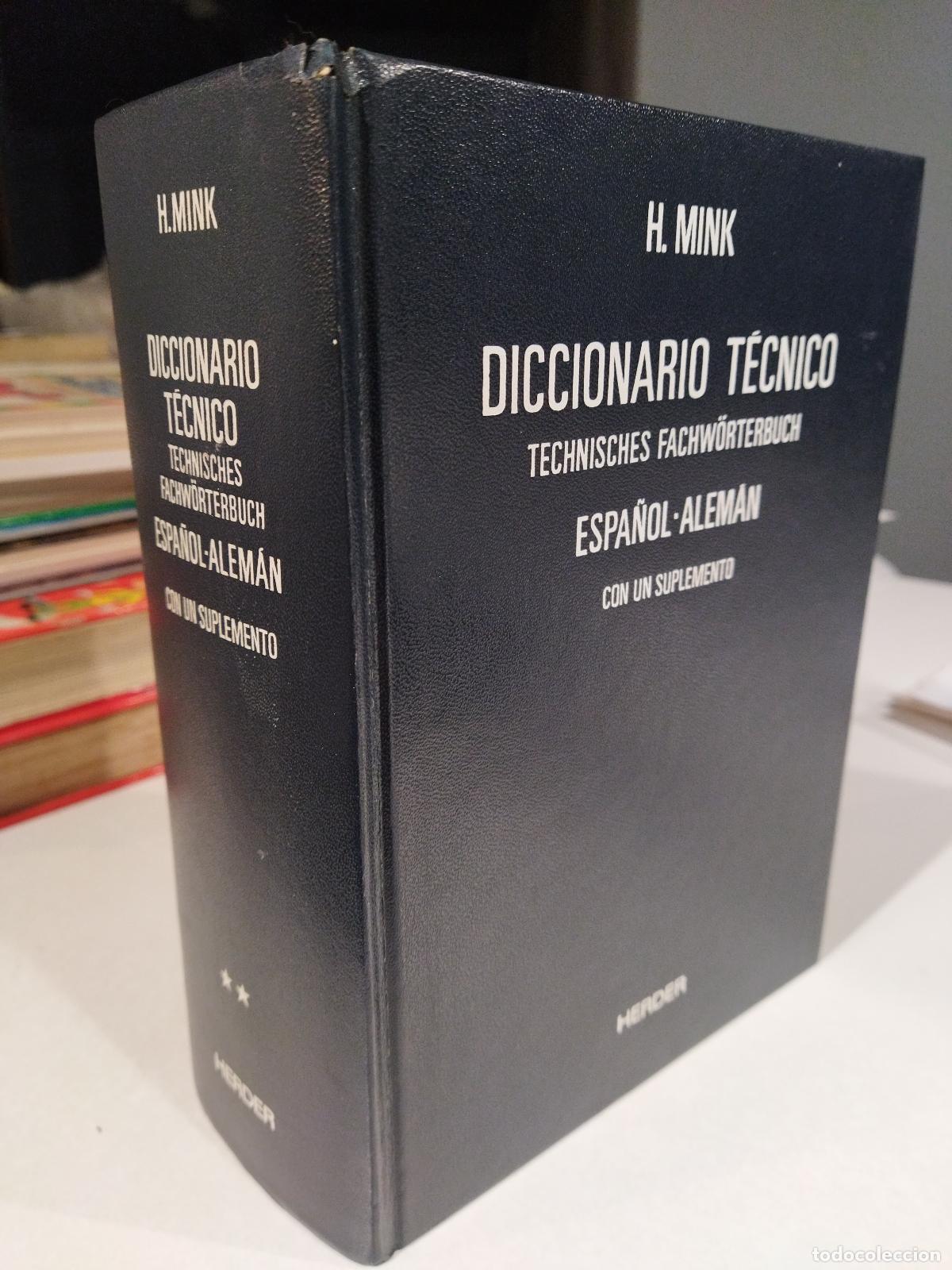 Libros: DICCIONARIO TECNICO/TECHNISCHES FACHWORTERBUCH. TOMO II - MINK, H.