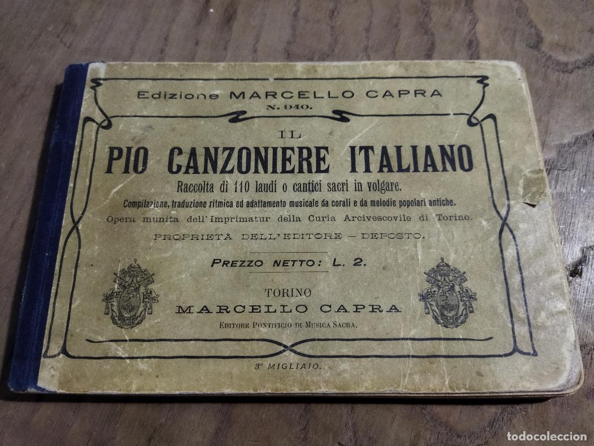 books: IL PIO CANZONIERE ITALIANO - VARIOS