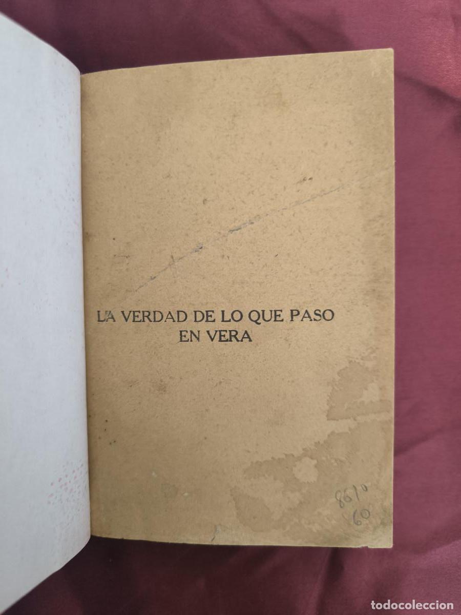Livres: La verdad de lo que pas&oacute; en Vera -
