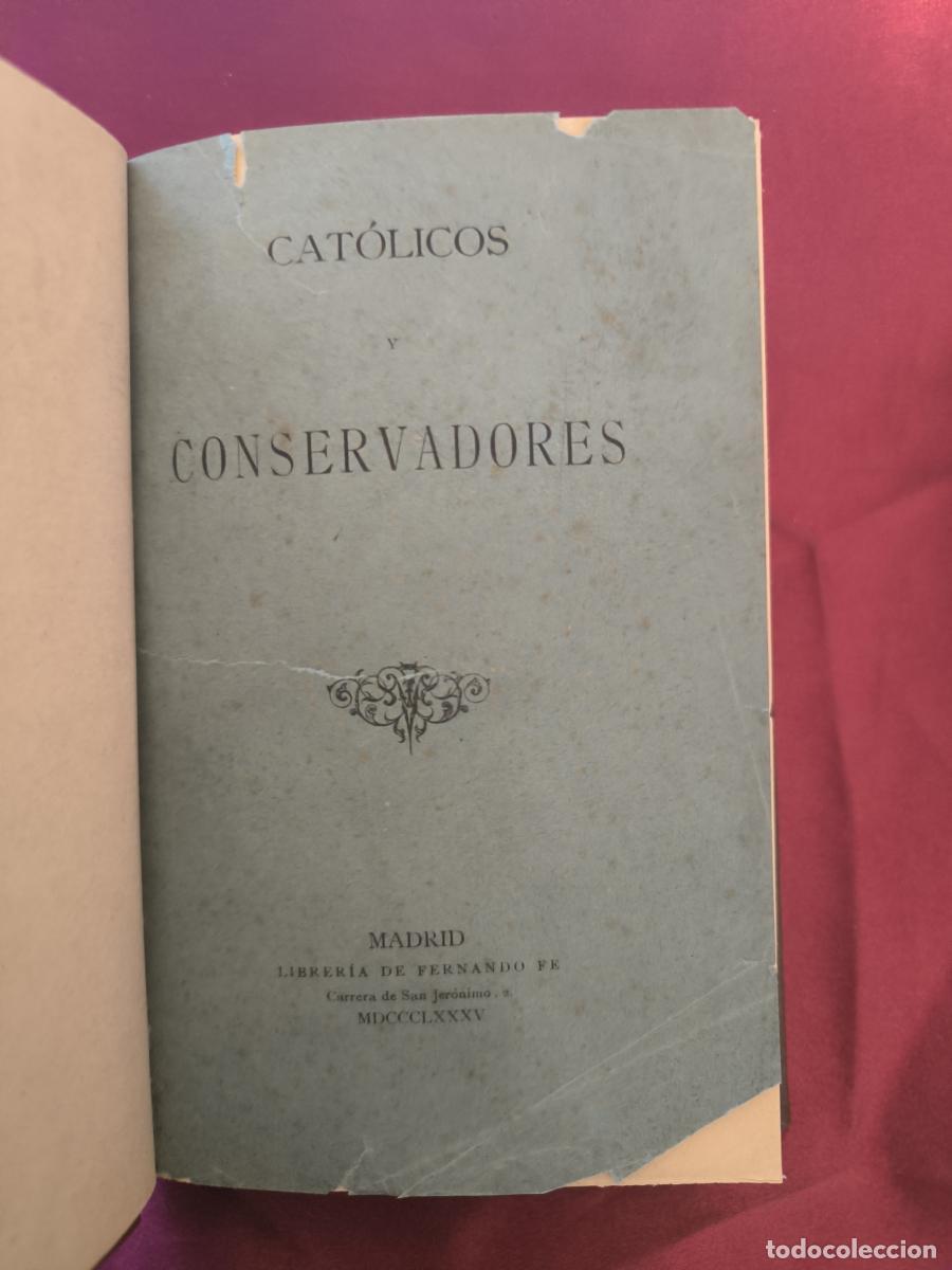 Libros: Cat&oacute;licos y conservadores - Joaqu&iacute;n S&aacute;nchez