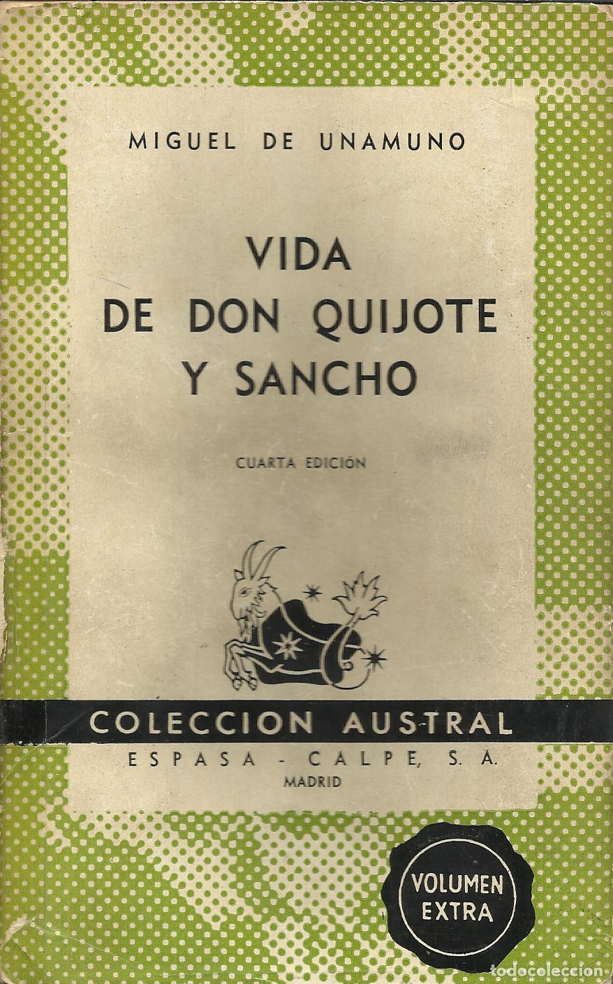 Libros: LA VIDA DE QUIJOTE Y SANCHO - UNAMUNO, MIGUEL DE