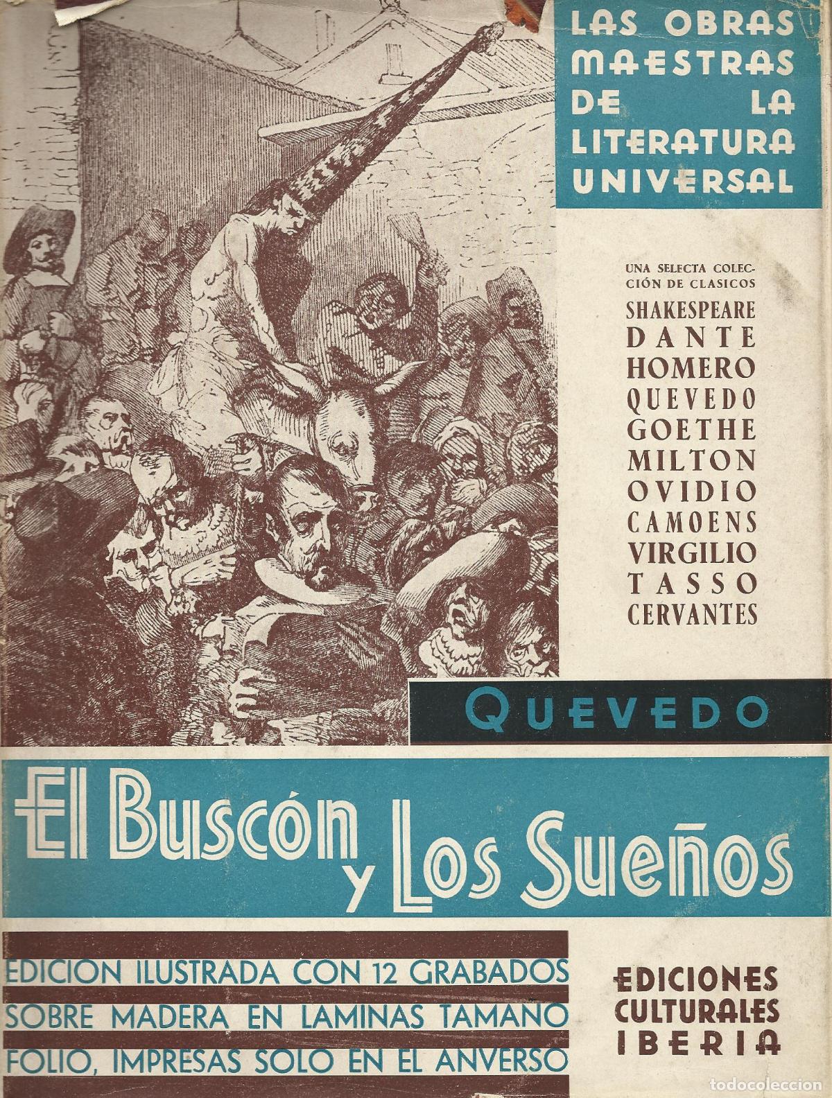 Libros: EL BUSC&Oacute;N Y LOS SUE&Ntilde;OS - QUEVEDO Y VILLEGAS, FRANCISCO DE
