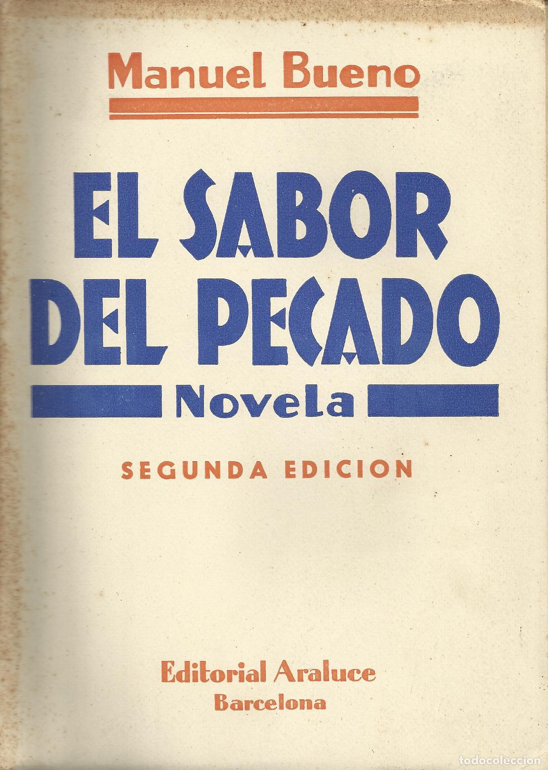 Livros em segunda m&atilde;o: EL SABOR DEL PECADO - BUENO, MANUEL