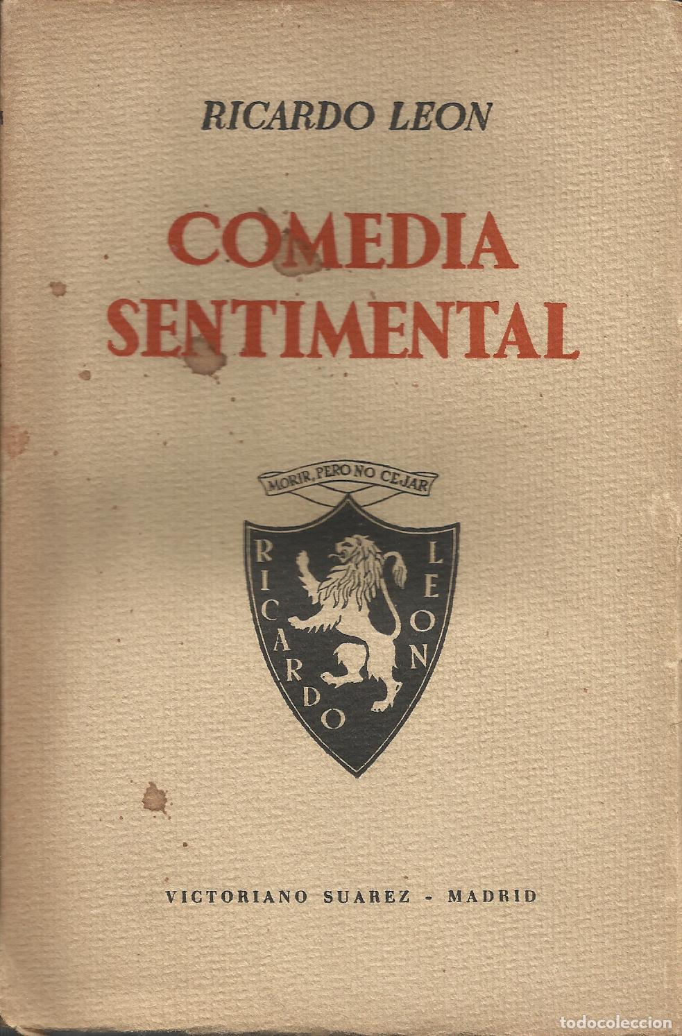 Libros: COMEDIA SENTIMENTAL - LE&Oacute;N, RICARDO