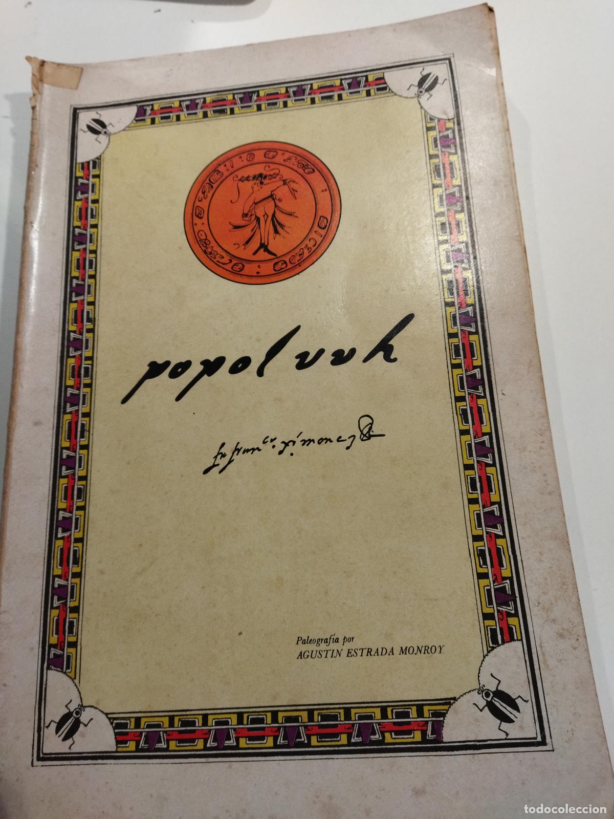 books: POPOL VUH - XIMENEZ, FRAY FRANCISCO