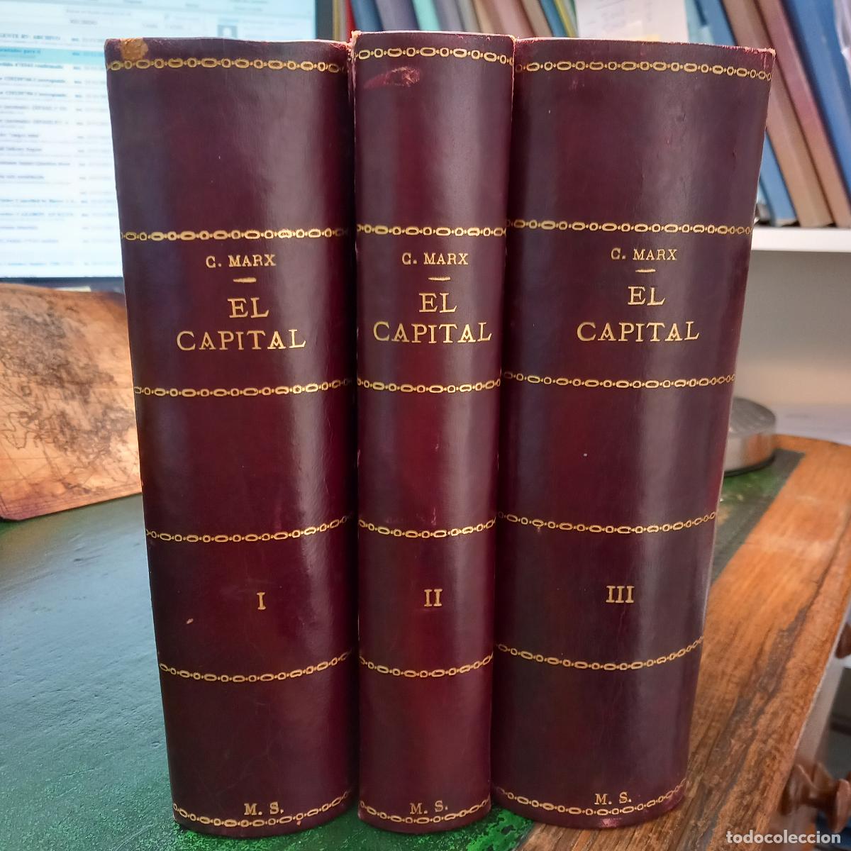 Libri di seconda mano: EL CAPITAL. TRES VOLUMENES. - MARX , CARLOS (KARL)