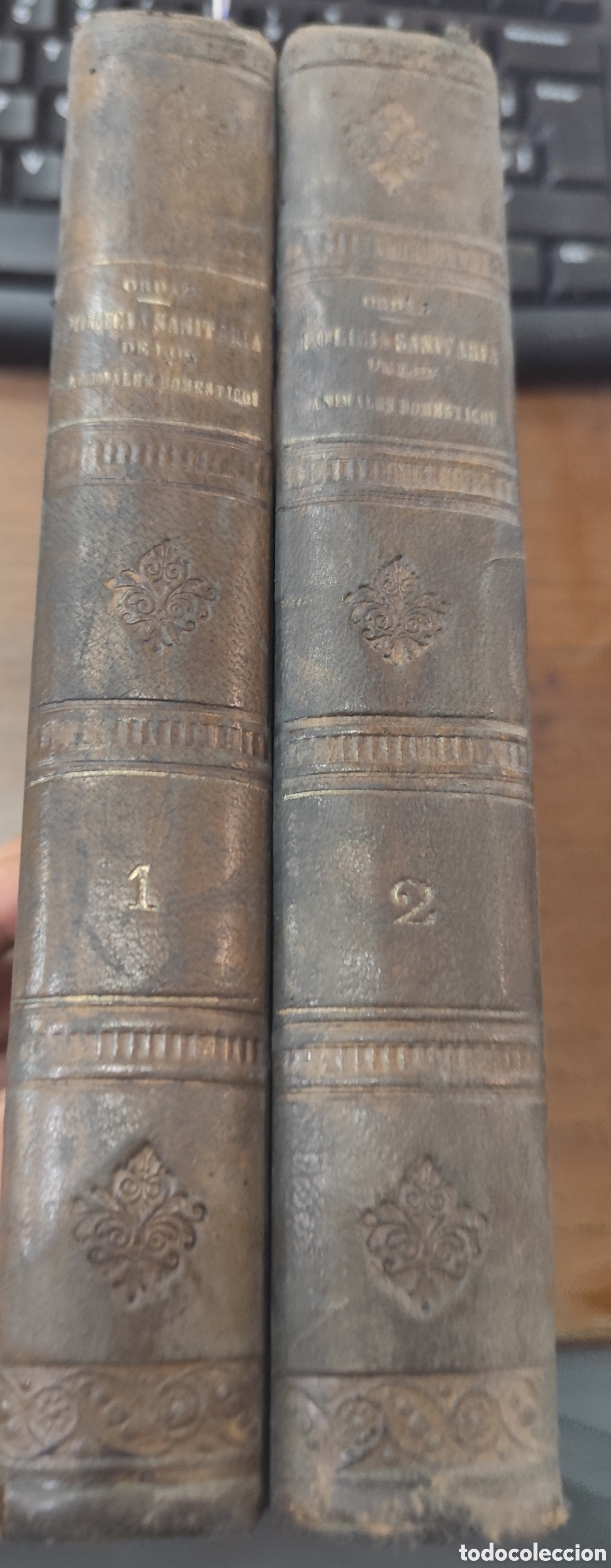 Libros: POLICIA SANITARIA DE LSO ANIMALES DOMESTICOS. Los 2 tomos. Completo - ORDAS,Gordon