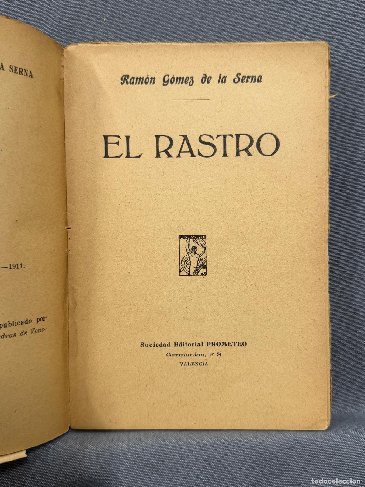 Libros: EL RASTRO. - G&Oacute;MEZ DE LA SERNA, RAM&Oacute;N. - Foto 3