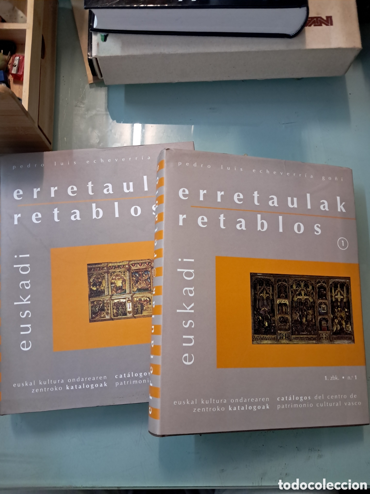 Libros: Retablos,Euskadi,Pedro Luis Echevarria, 2 tomos