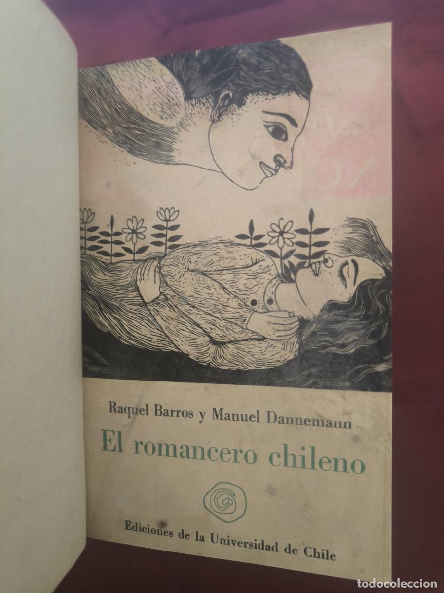 Libros: El Romancero Chileno. - Raquel Barros y Manuel Dannemann.