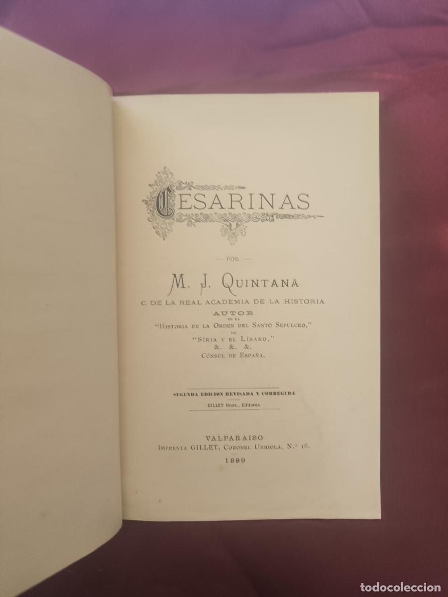 Libros: Cesarinas - Manuel Jos&eacute; Quintana